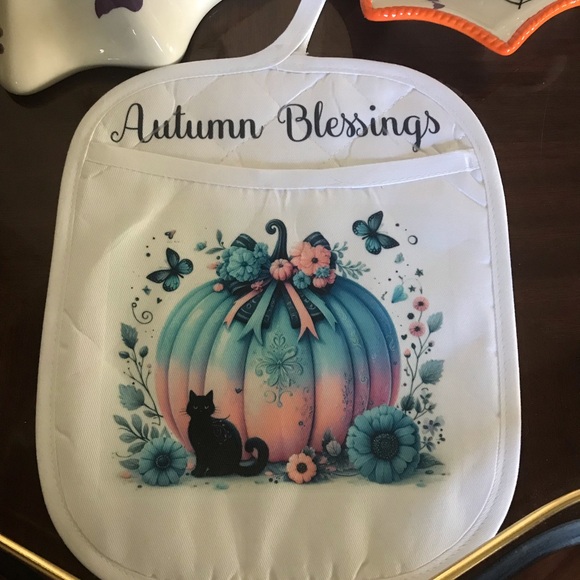 🍂🍁 Homemade Autumn Blessings Pot Holder 🍂🍁 - Picture 3 of 3